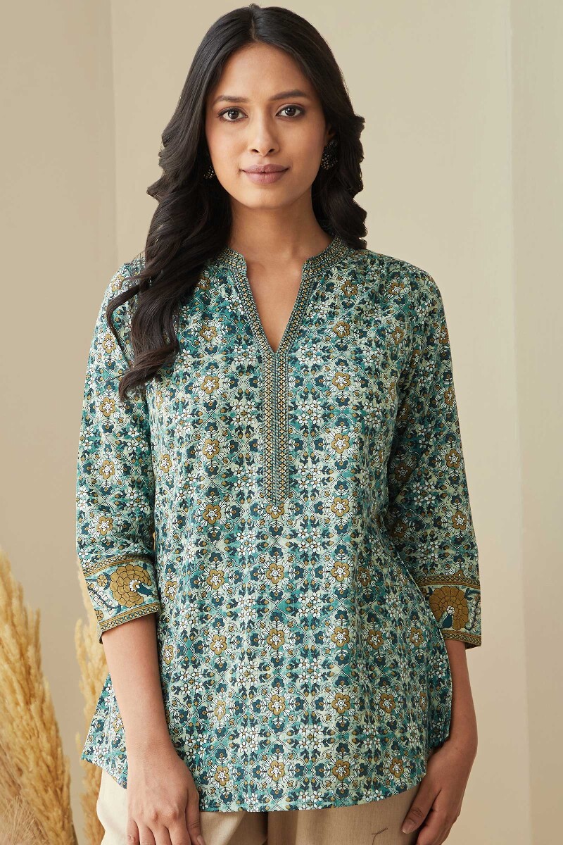 Bagru Hand Printed Cotton Top