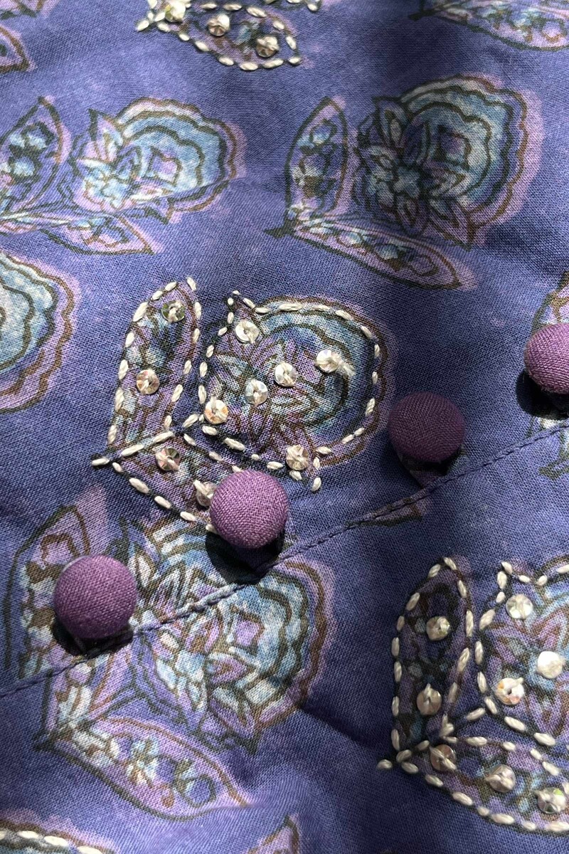 Akola Hand Block Printed Straight Cotton Kurta