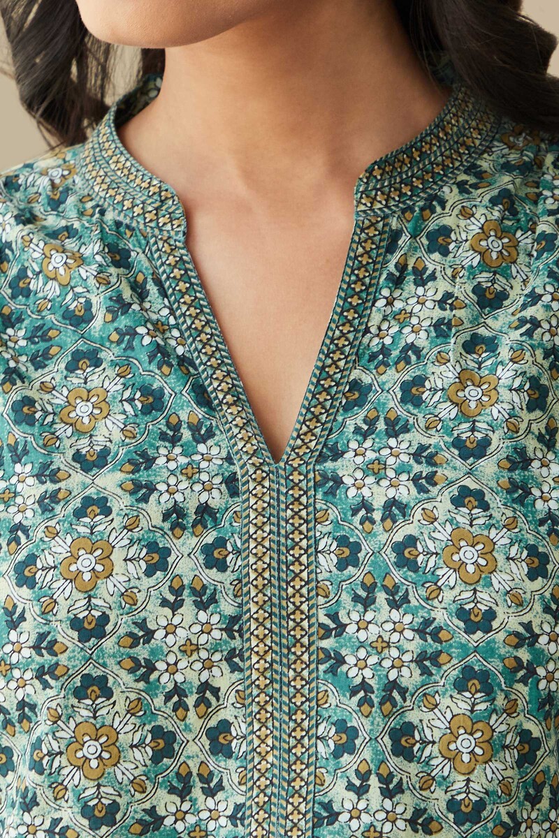 Bagru Hand Printed Cotton Top