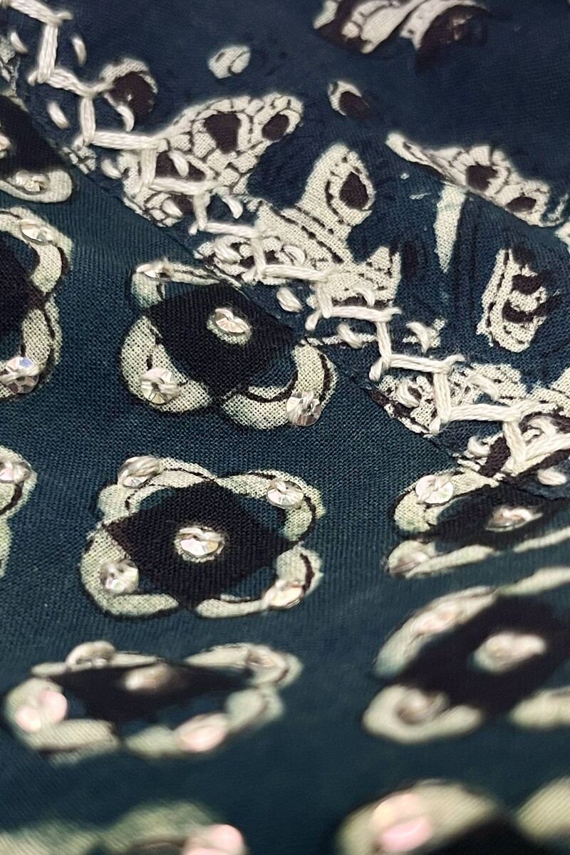 Bagru Hand Block-Printed Straight Cotton Kurta