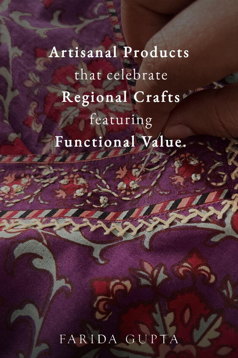 Purple Hand Printed Straight Cotton Kurta