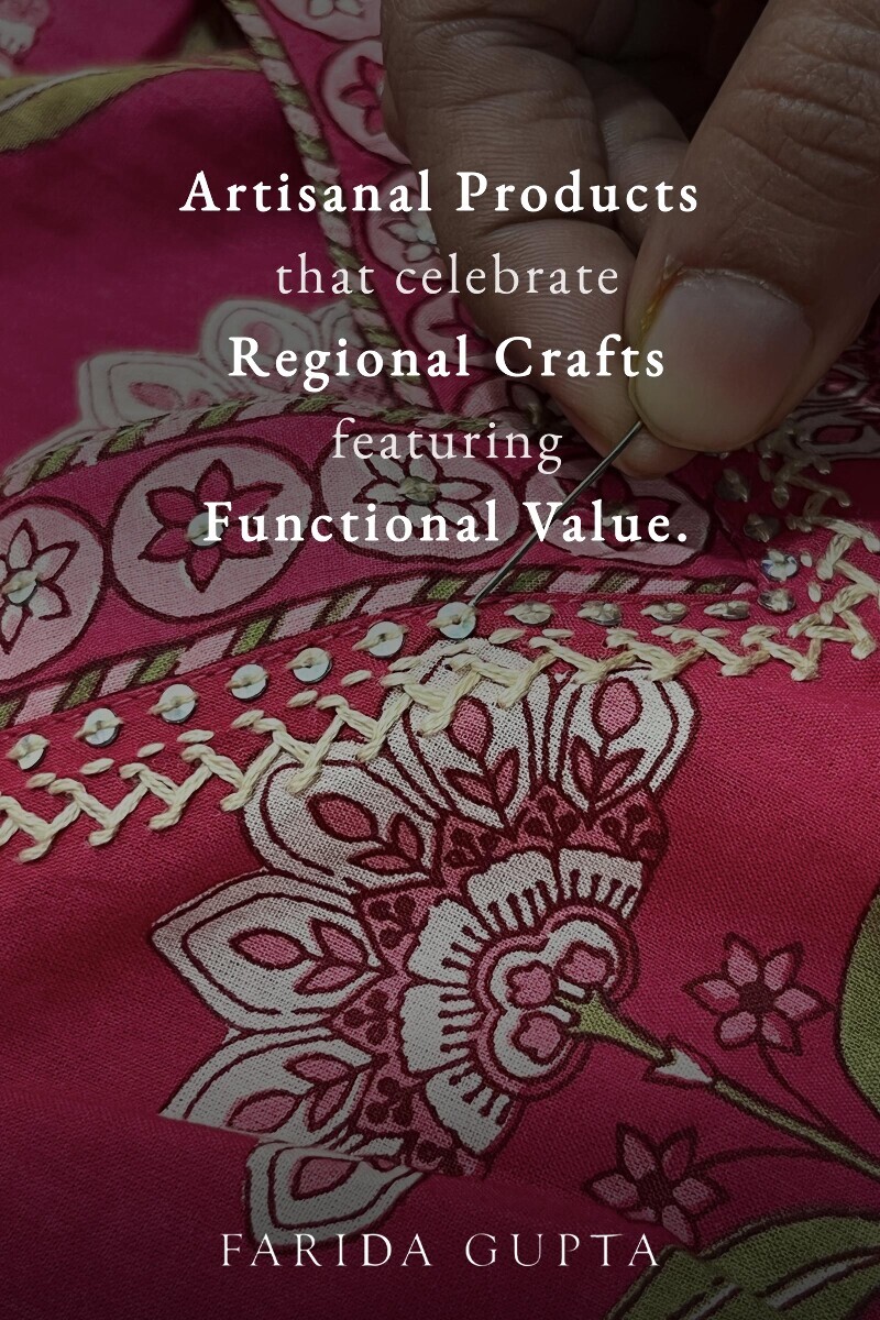 Pink Hand Printed Straight Cotton Kurta