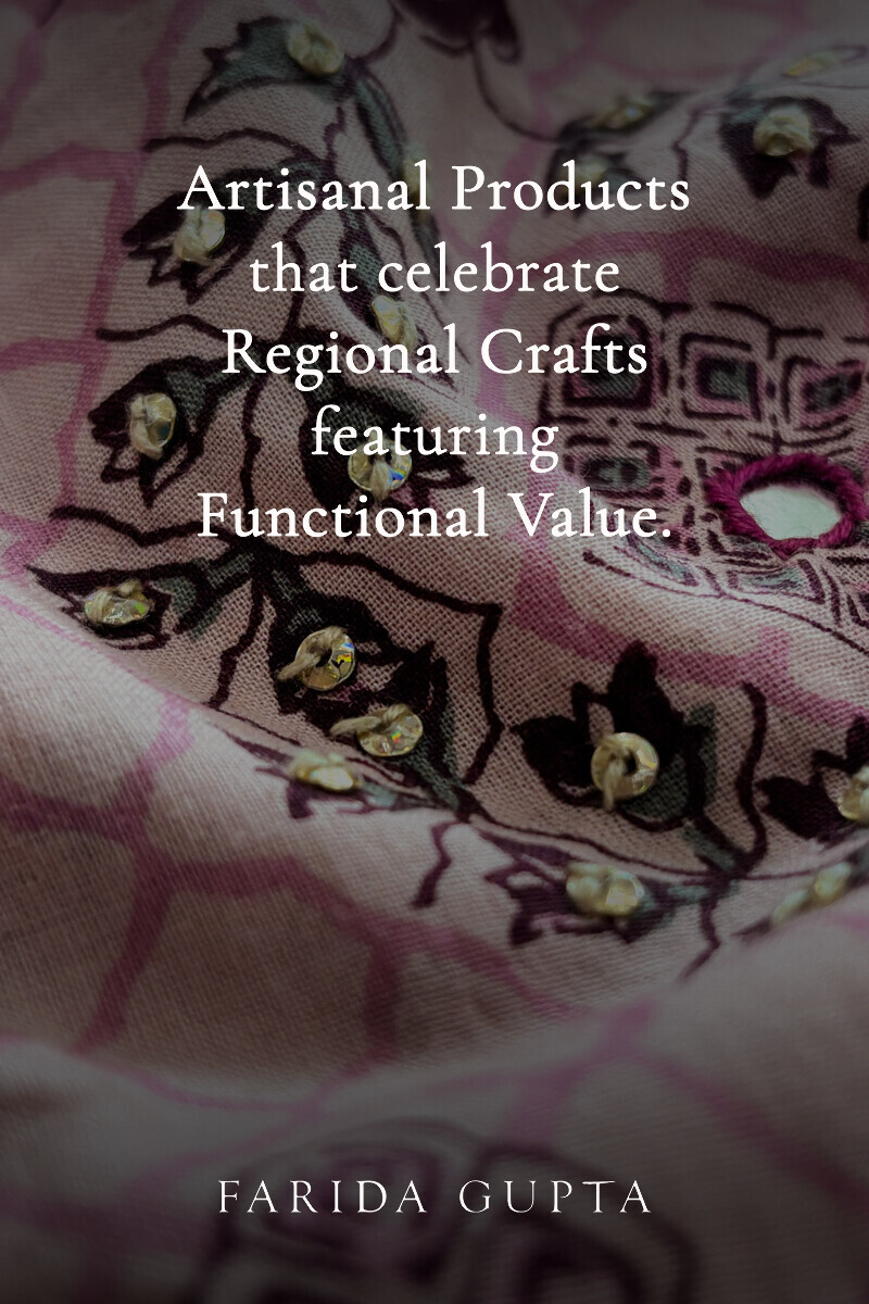 Pink Hand Printed Straight Cotton Kurta