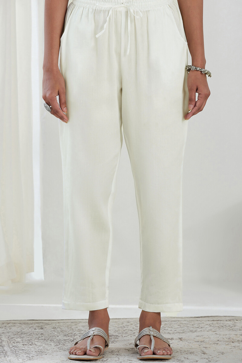 The Gauhar Kiara Cotton Flax Pants