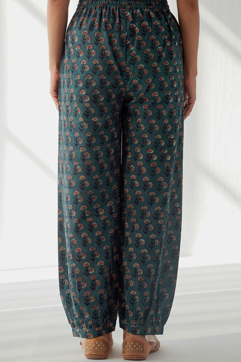 Bagru Hand Block Printed Cotton Izhaar Pants