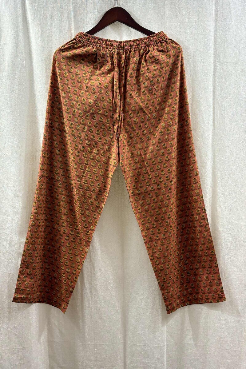Pink Block-Printed Loungewear Set