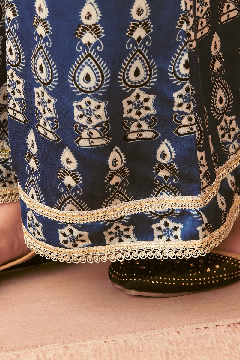 Ajrak Hand-Block Printed Modal Palazzo
