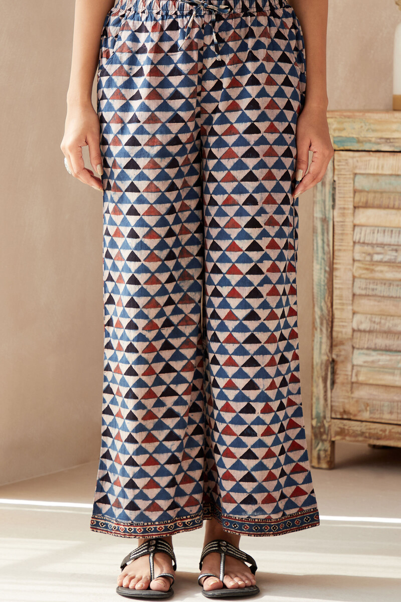 Ajrak Hand Block Printed Cotton Farsi
