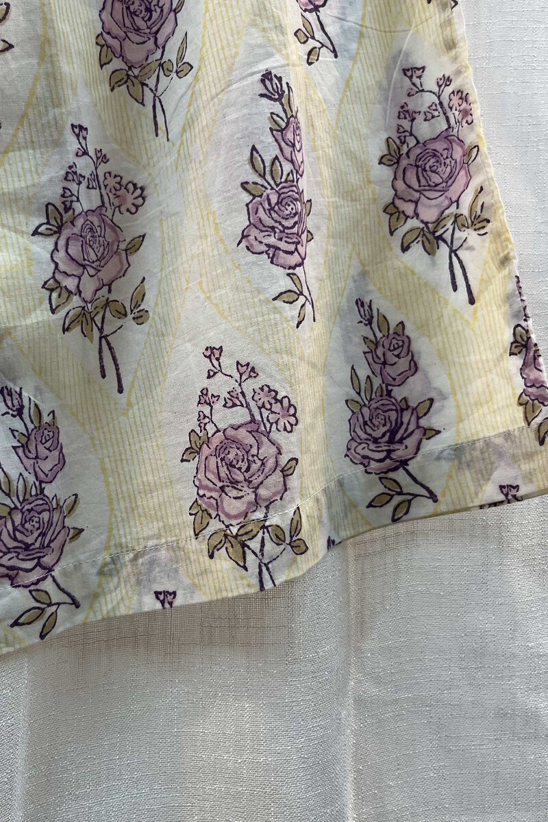 FG Specials: 1 Of 1- Pink Hand Block-Printed Modal Loungewear Set