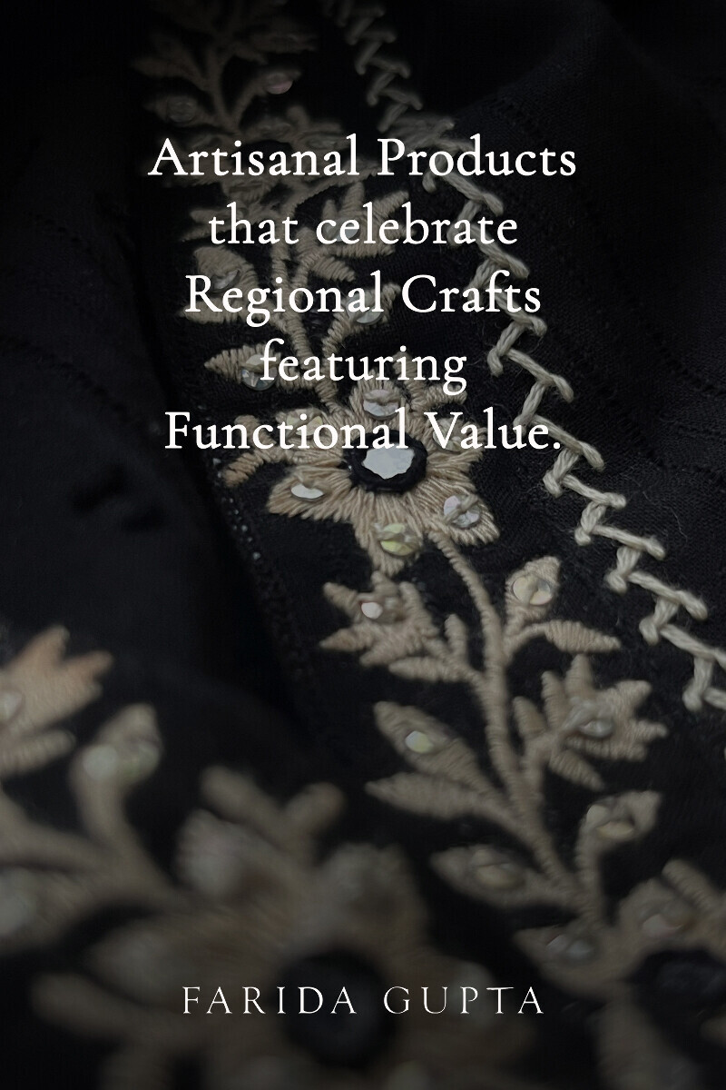Black Handcrafted Straight Cotton Dobby Kurta