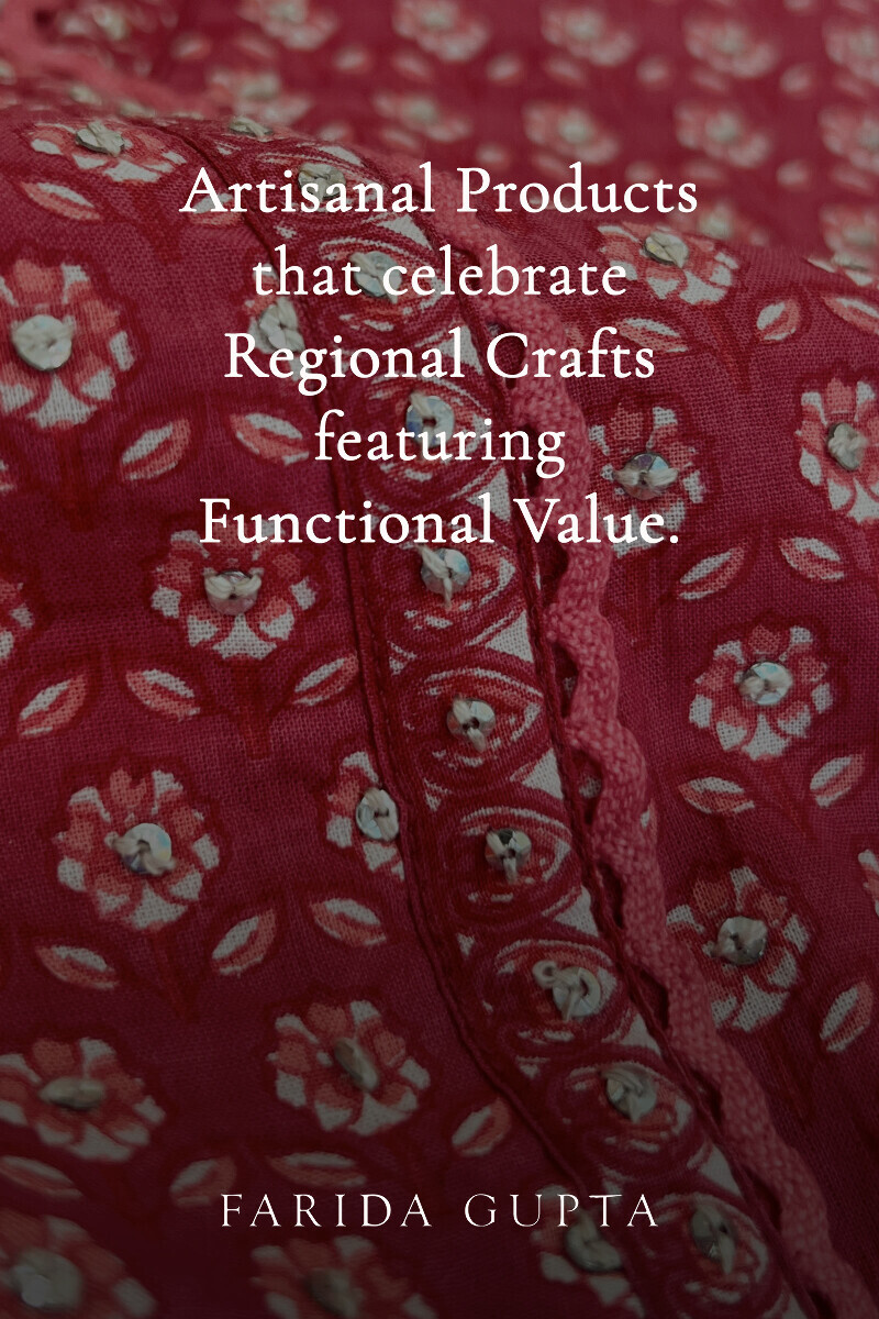 Pink Hand Printed Straight Cotton Kurta