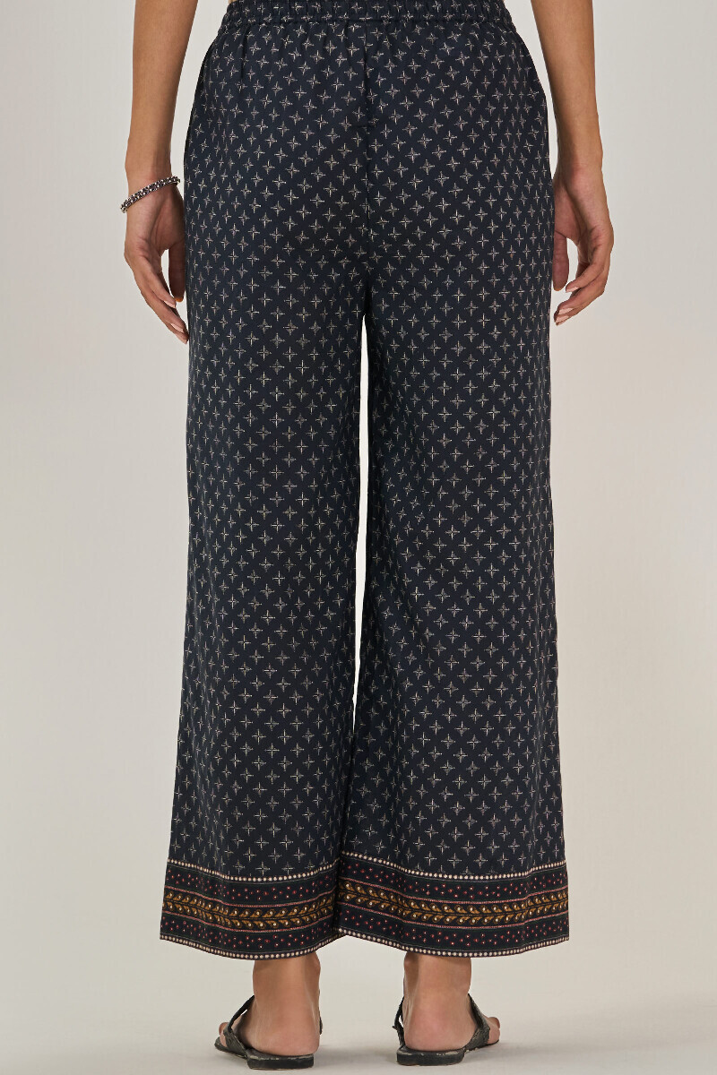 Black Printed Cotton Farsi