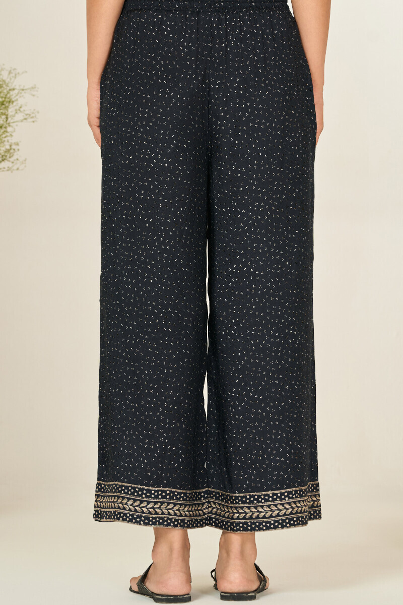 Black Printed Viscose Farsi