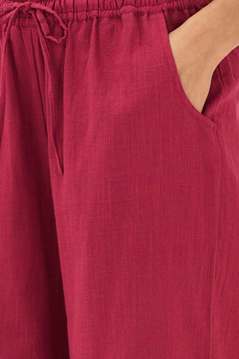 Pink Handcrafted Gauze Slub Farsi