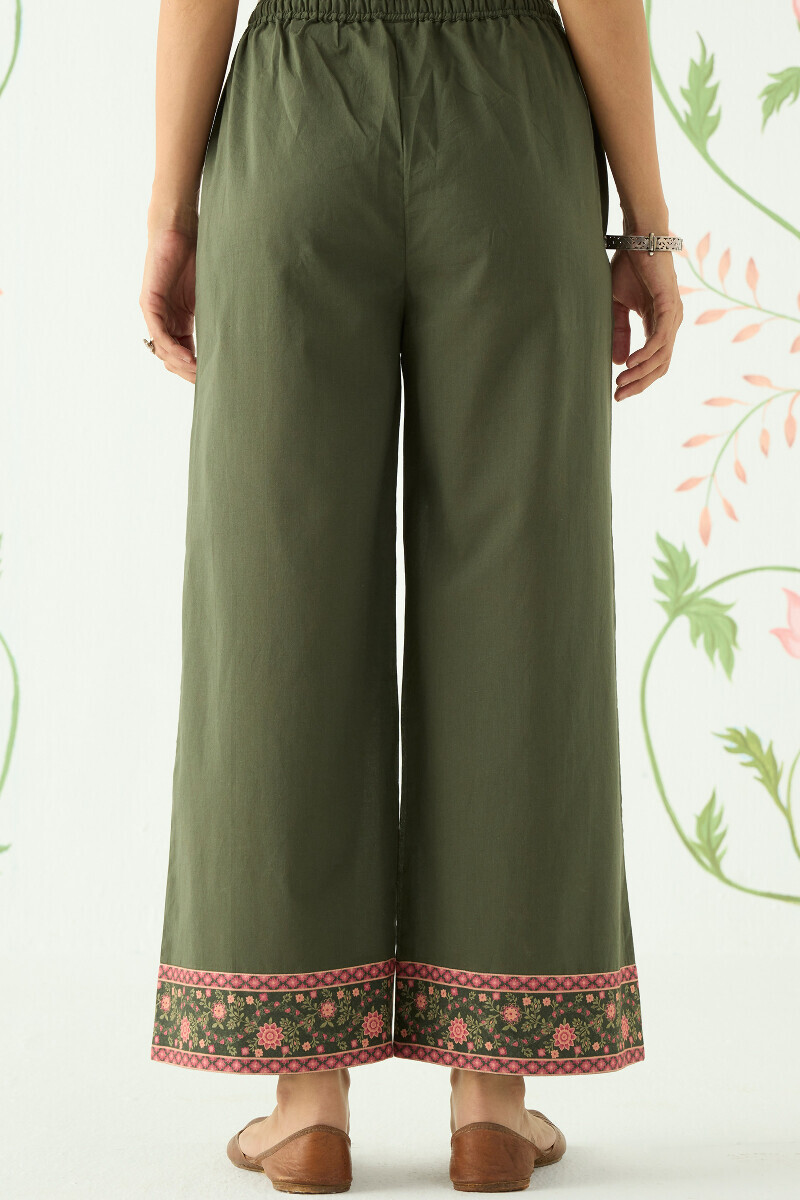 Green Handcrafted Cotton Farsi