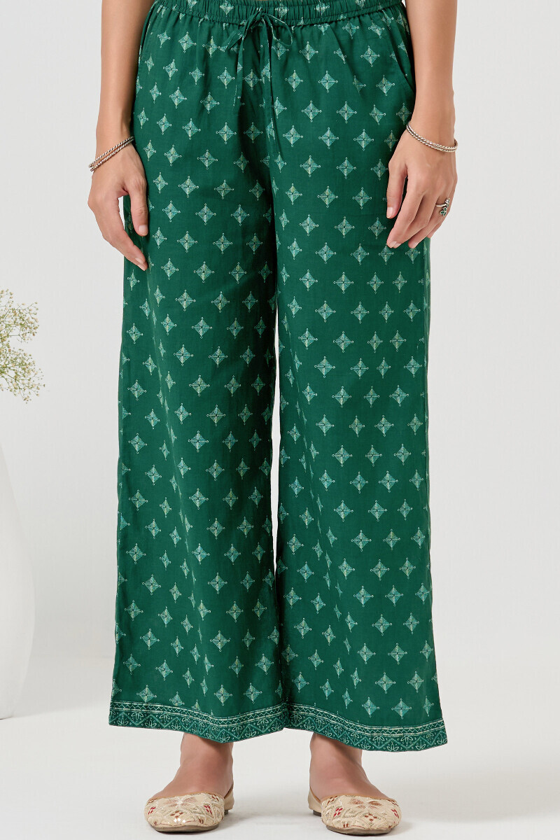 Green Printed Cotton Farsi