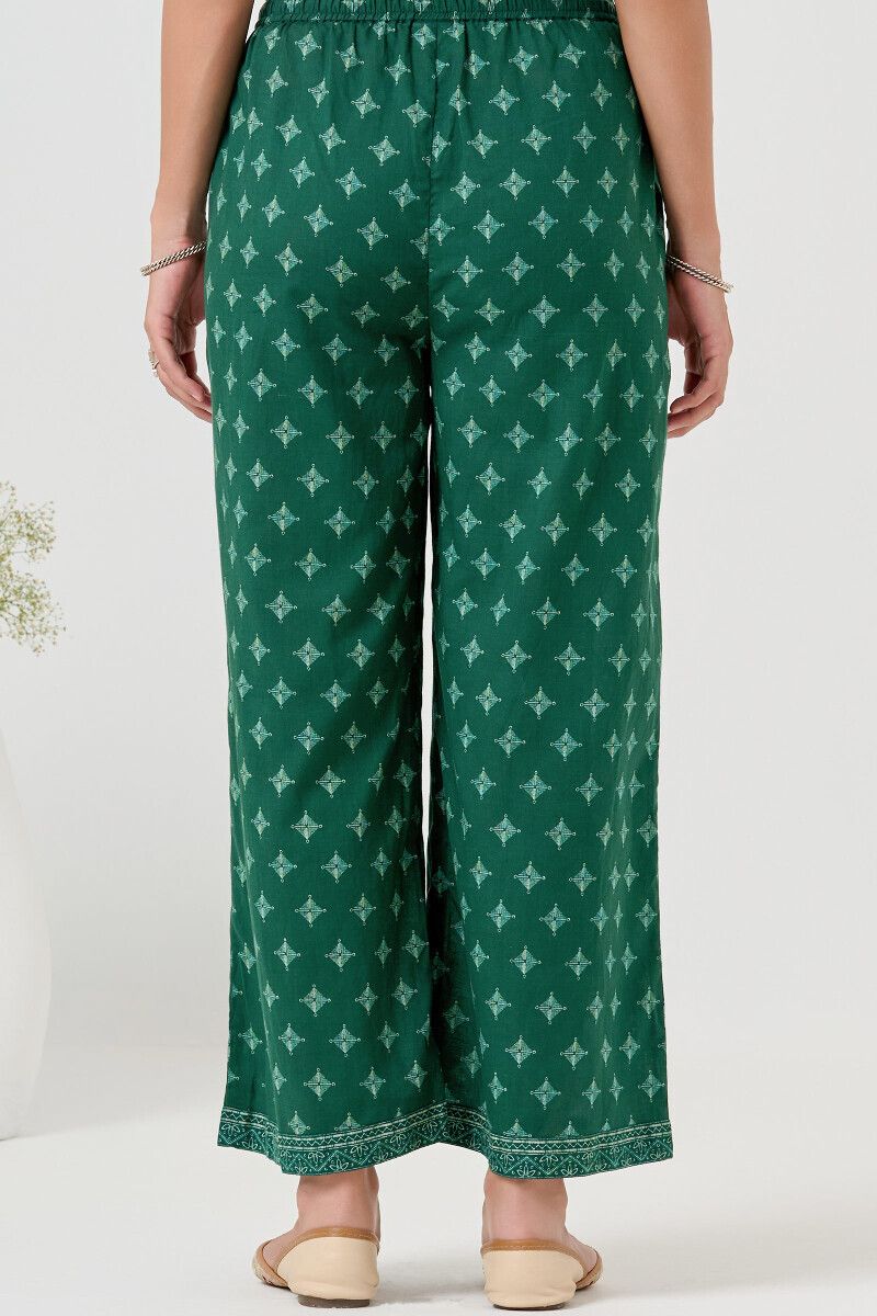 Green Printed Cotton Farsi