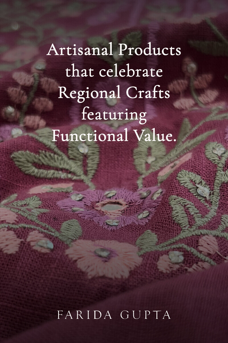 Purple Handcrafted Straight Gauze Slub Kurta