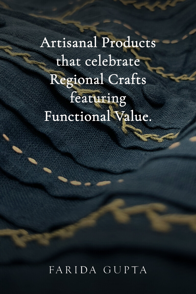 Navy Blue Handcrafted Straight Gauze Slub Kurta