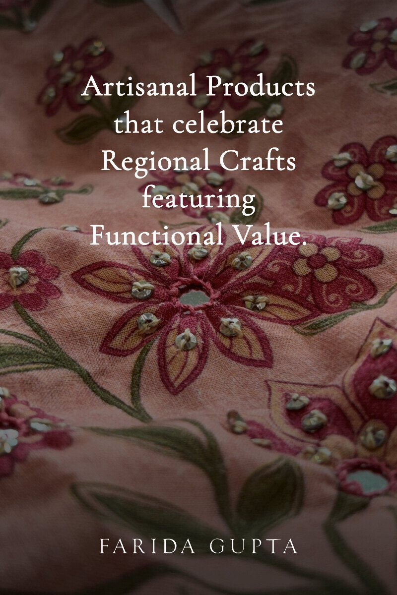 Peach Printed Straight Cotton Kurta
