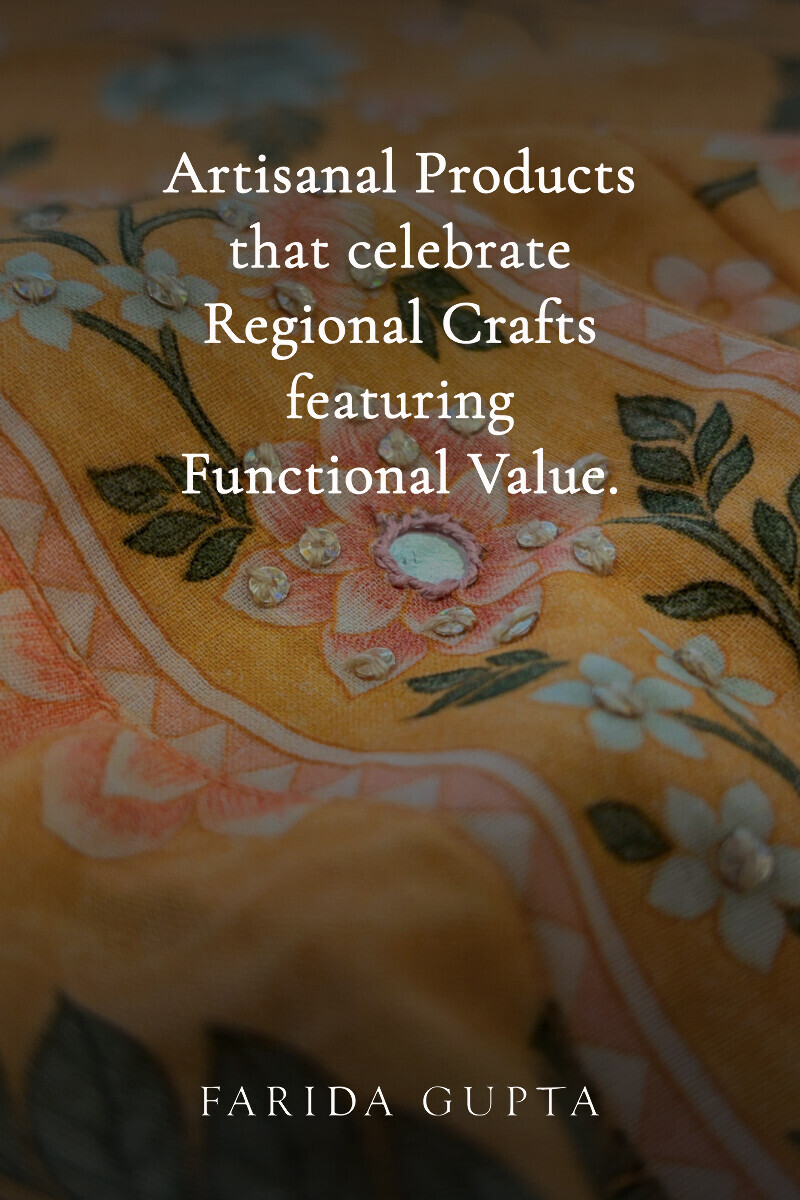 Yellow Printed Straight Cotton Kurta