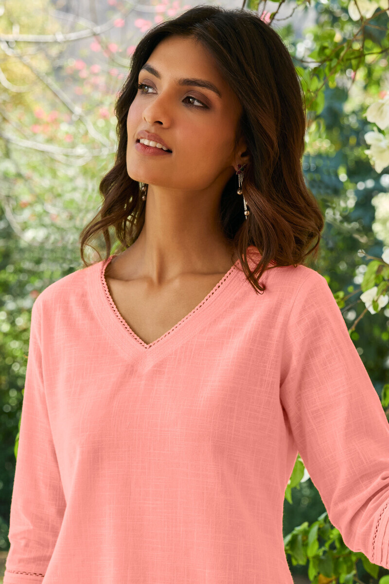 Roza Zara Light Pink Kurta