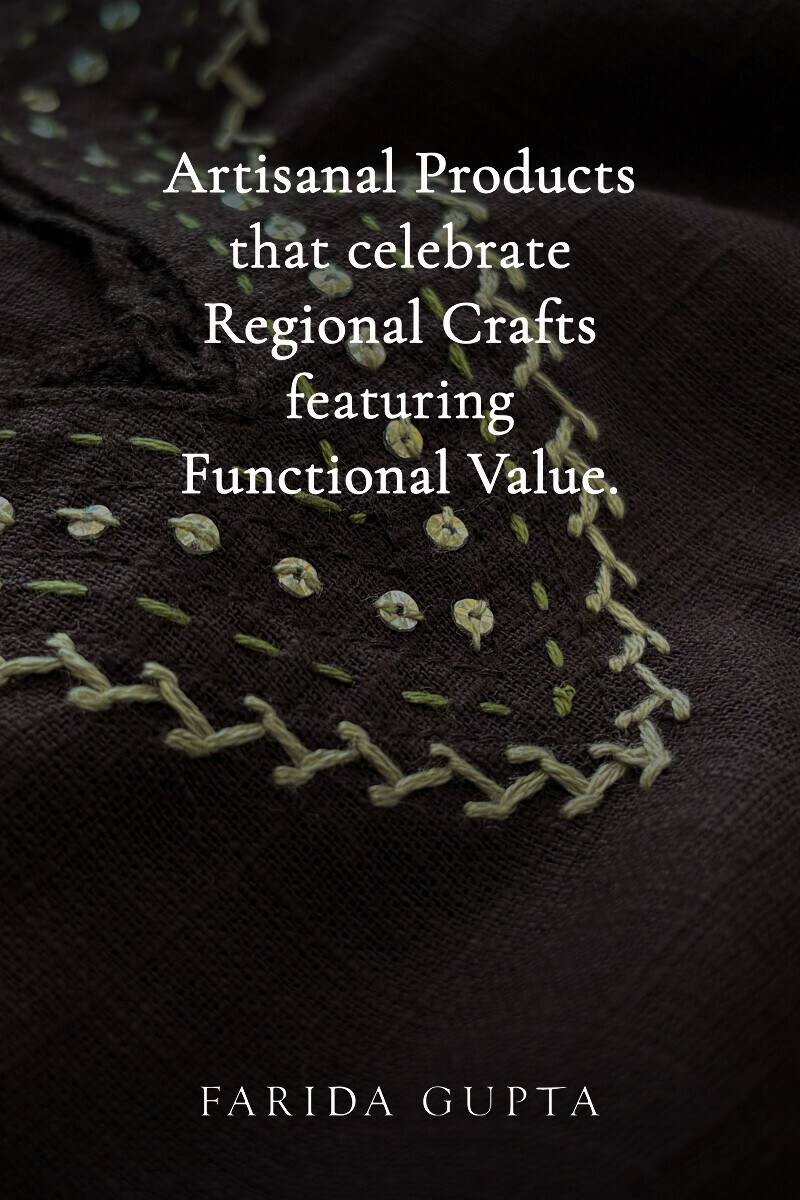 Black Handcrafted Straight Gauze Slub Kurta