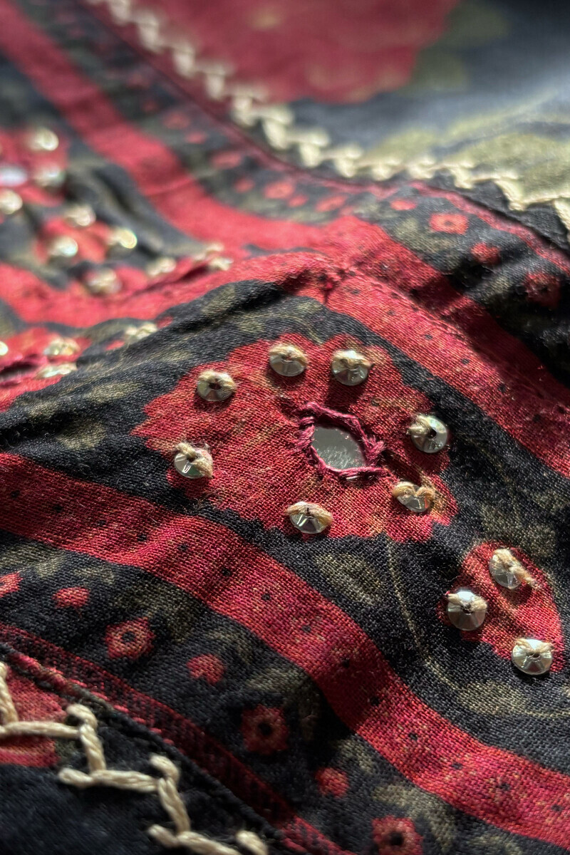 Black Printed Straight Cotton Kurta