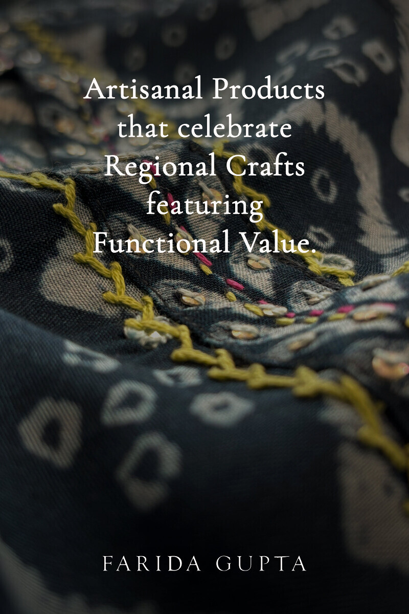 Blue Printed Short Viscose Kurta
