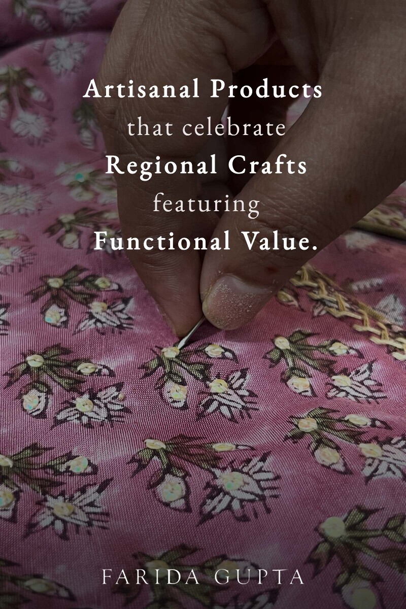 Purple Hand Block-Printed Straight Viscose Kurta