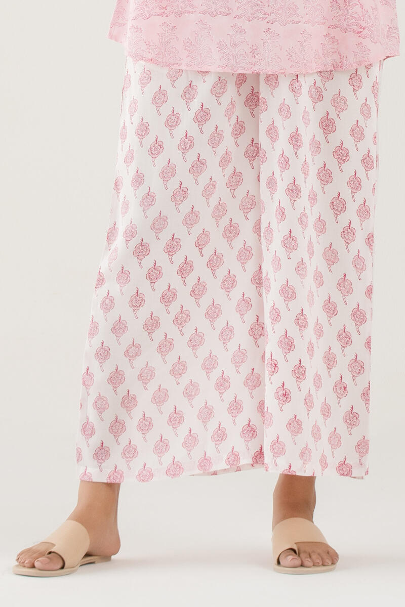 Pink Block Printed Modal Loungewear Set