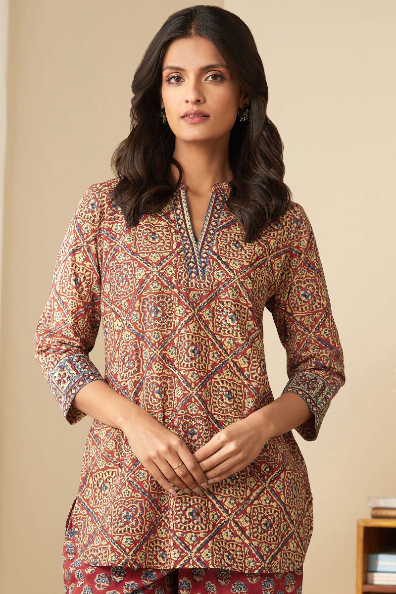 Bagru Hand Block-Printed Cotton Loungewear Set