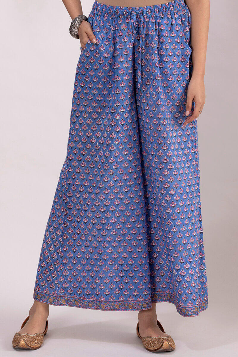 Sanganeri Block Printed Cotton Palazzo