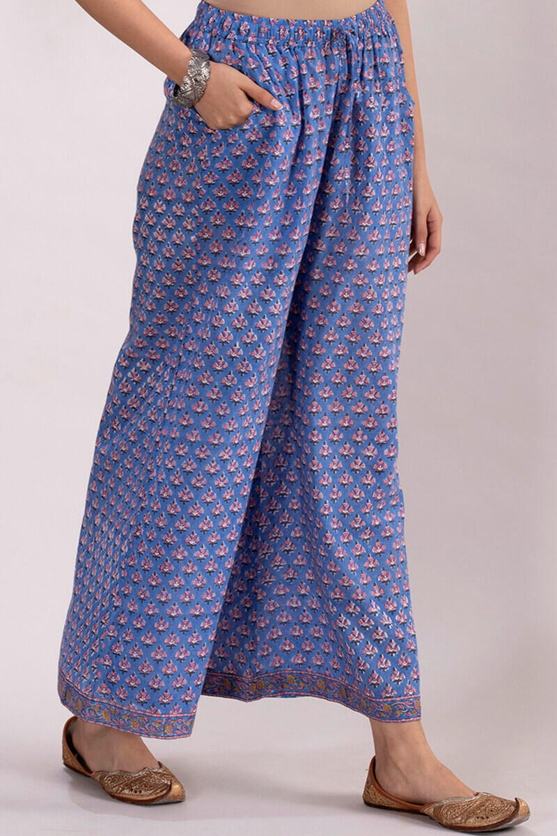 Sanganeri Block Printed Cotton Palazzo