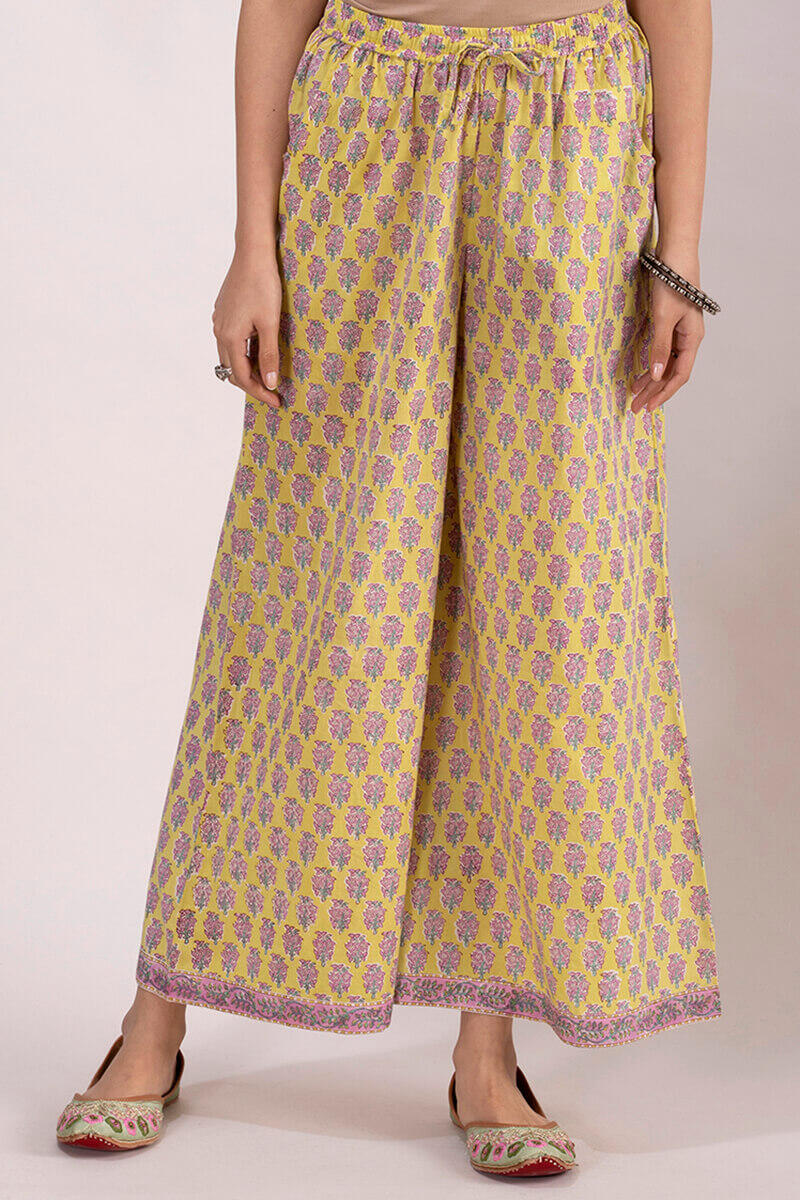 Sanganeri Block Printed Cotton Palazzo