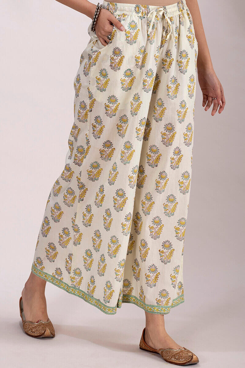 Sanganeri Block Printed Cotton Palazzo