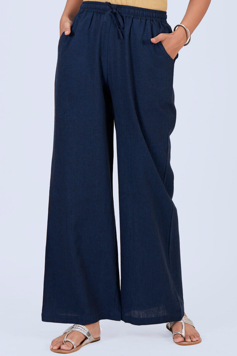 Indigo Handcrafted Cotton Pants