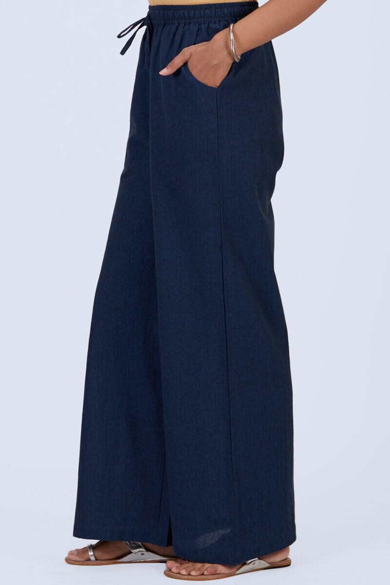 Indigo Handcrafted Cotton Pants