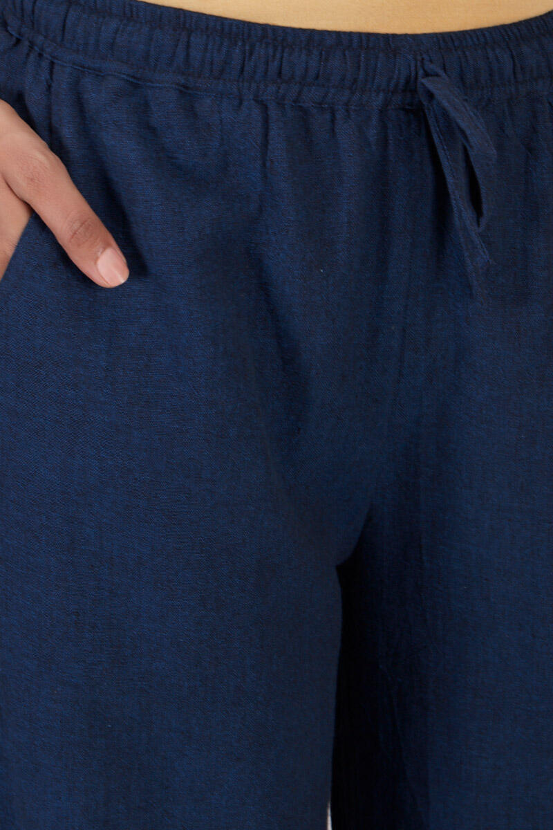 Indigo Handcrafted Cotton Pants