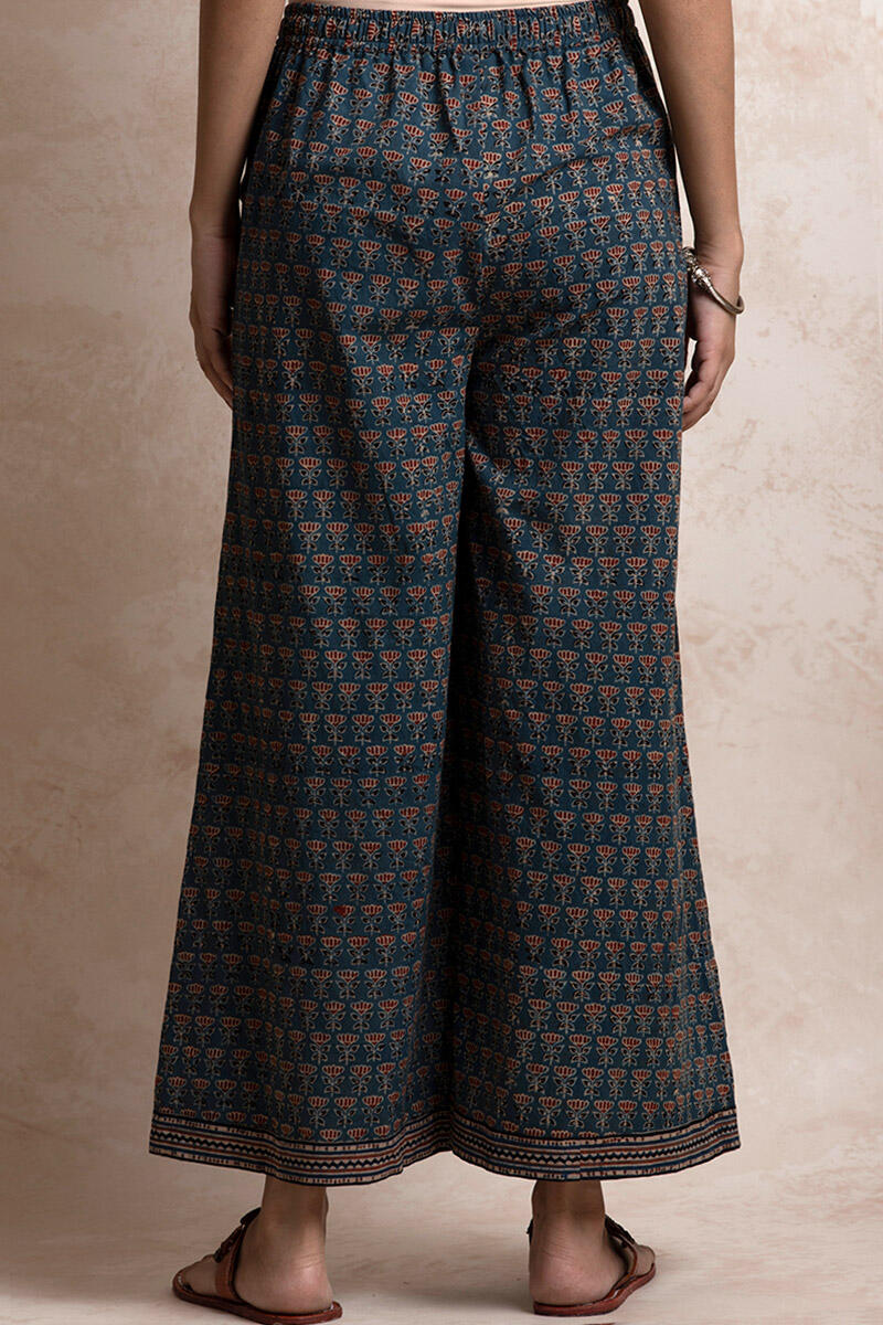 Ajrak Block Printed Cotton Palazzo