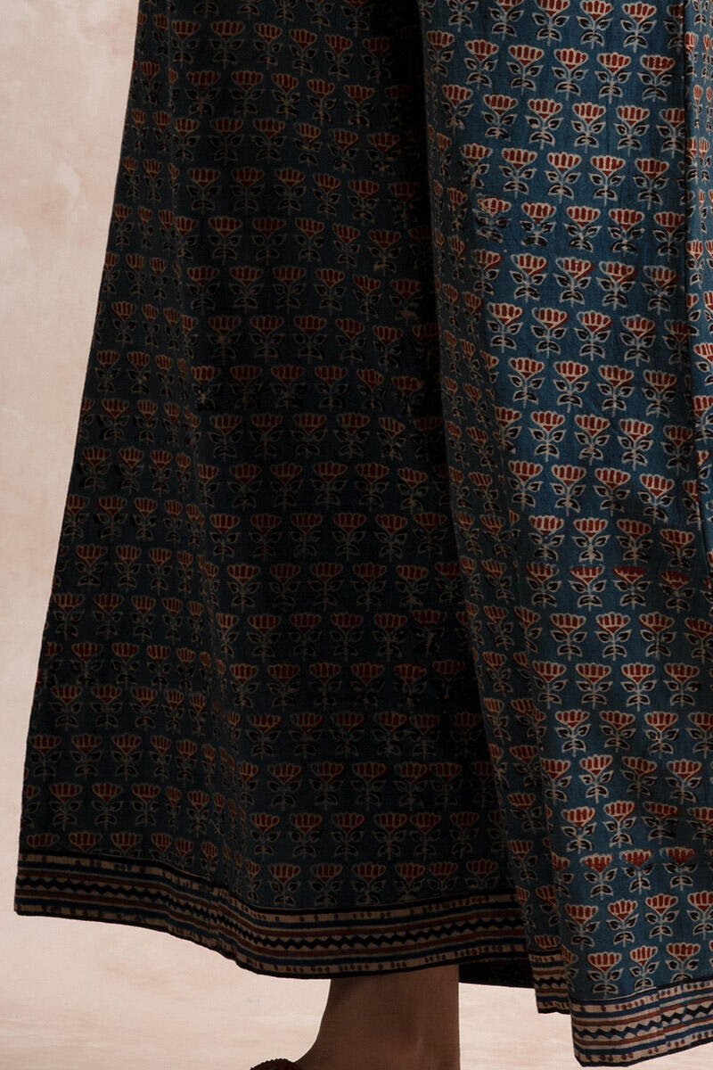 Ajrak Block Printed Cotton Palazzo