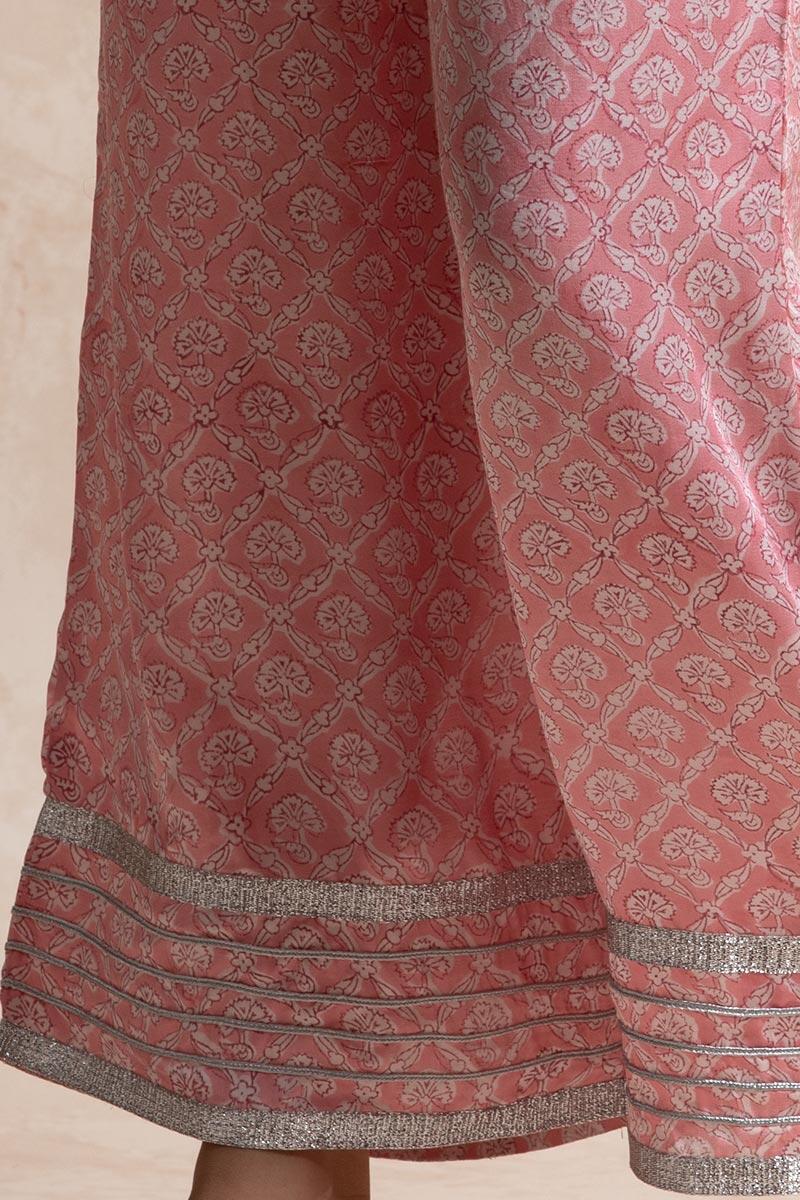 Sanganeri Block Printed Modal Farsi Pants