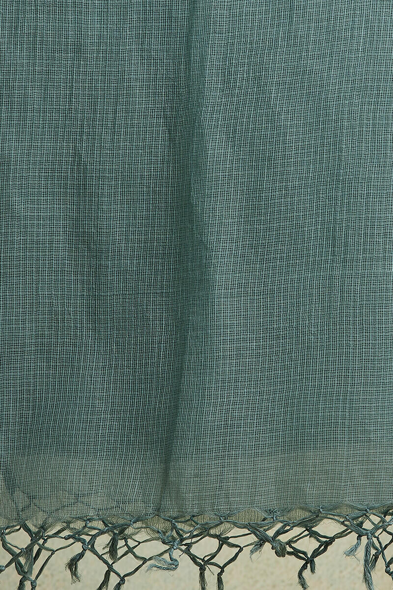 Blue Handcrafted Kota Dupatta