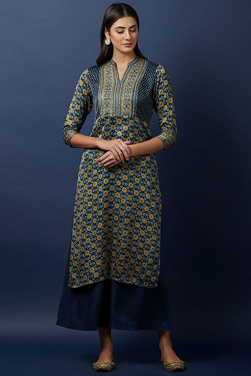 Indigo Handcrafted Modal Palazzo