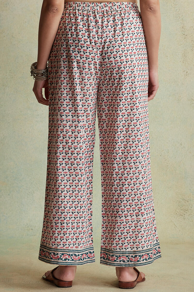 Sanganeri Block Printed Cotton Farsi Pants