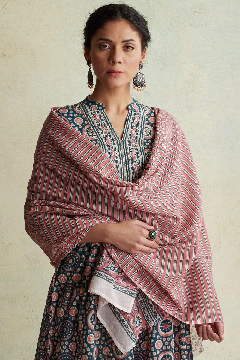 Sanganeri Block Printed Anarkali Cotton Kurta