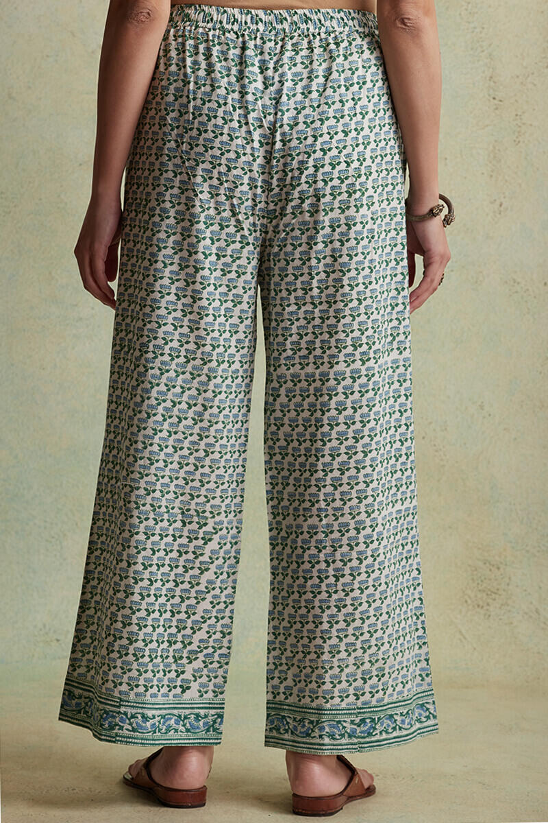 Sanganeri Block Printed Cotton Farsi Pants