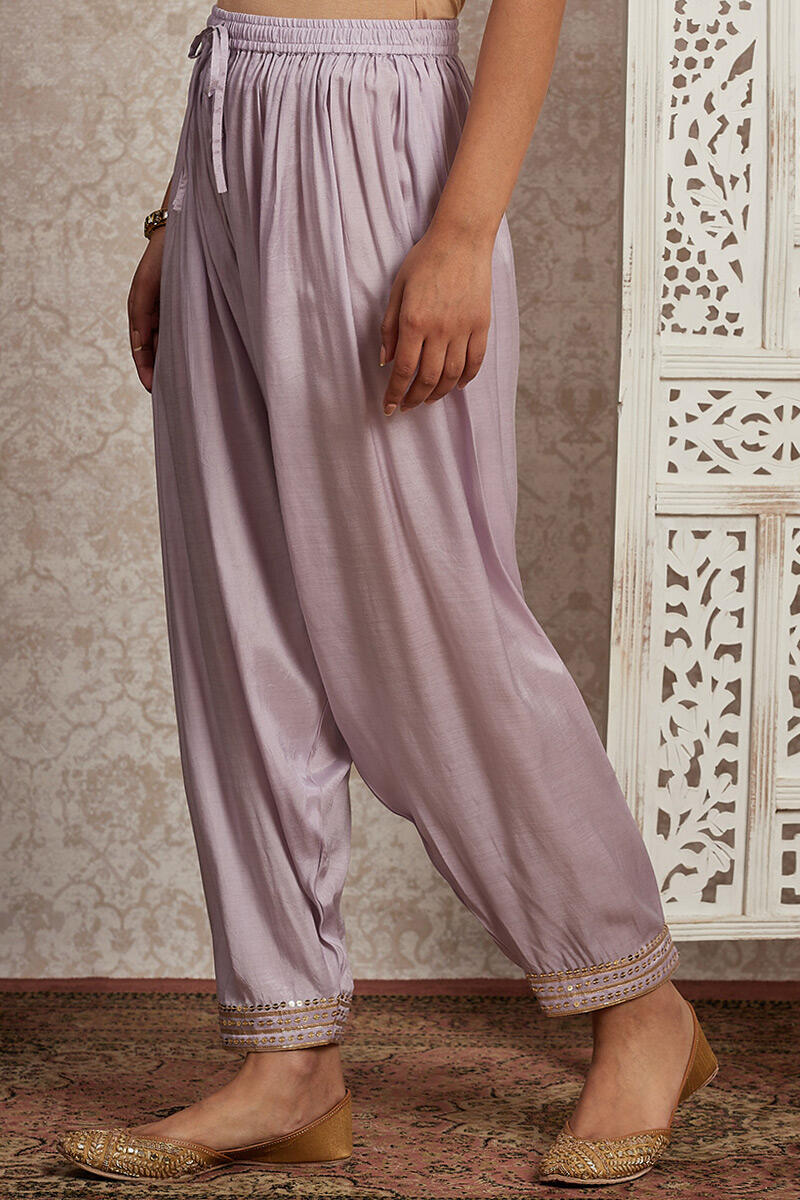 Lavender Handcrafted Modal Salwar