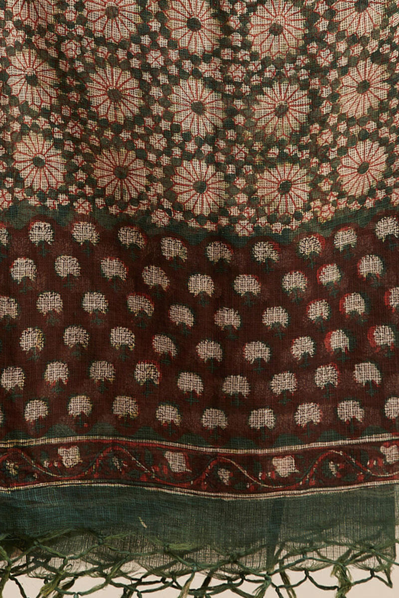 Bagru Block Printed Kota Dupatta