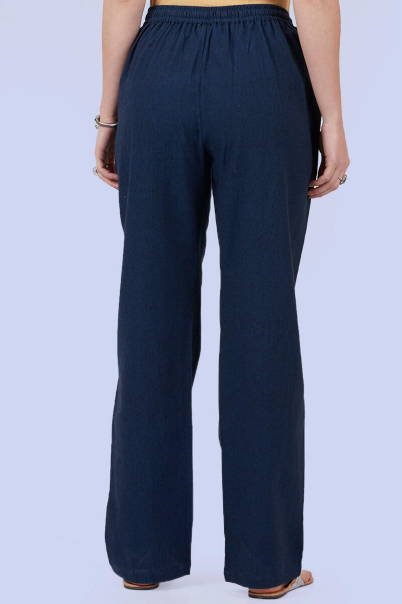 Indigo Handcrafted Cotton Pants